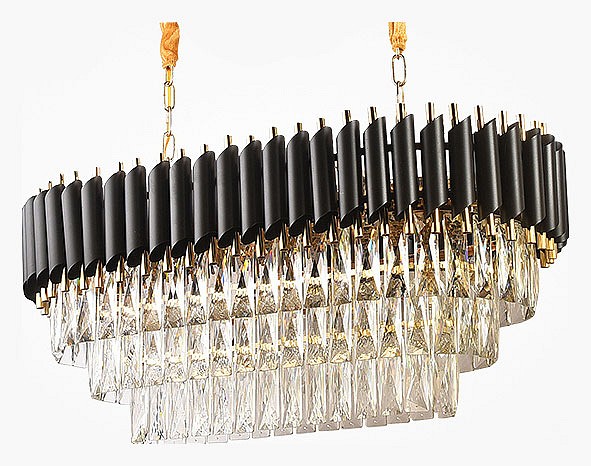 Подвесной светильник Imperiumloft Empire Black Rectangular Chandelier Crystal 40.2893 - 0