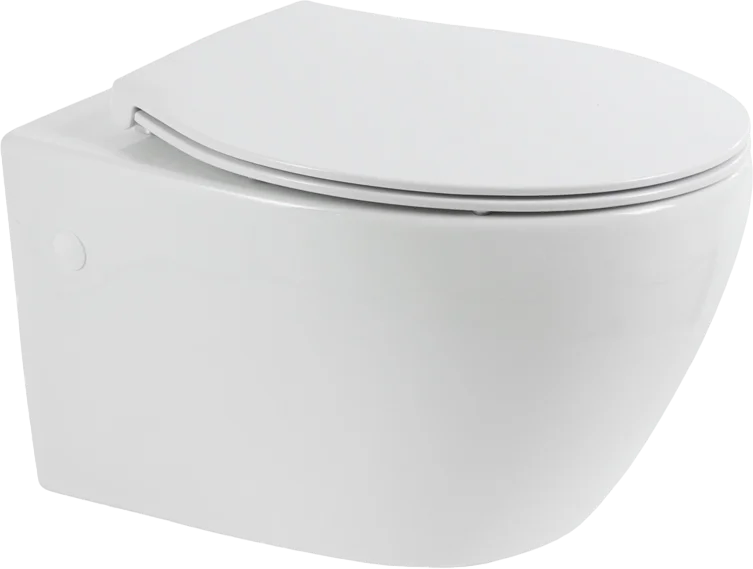 Комплект унитаза с инсталляцией BelBagno Prospero с сиденьем микролифт и кнопкой смыва белый глянцевый BB507B/BB1055SC/BB002-80/BB005-PR-CHROME - 3