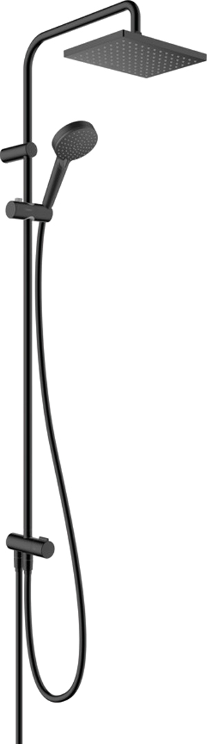 Душевая стойка Hansgrohe Vernis Shape Showerpipe 230 1jet Reno EcoSmart черный матовый 26289670 - 0