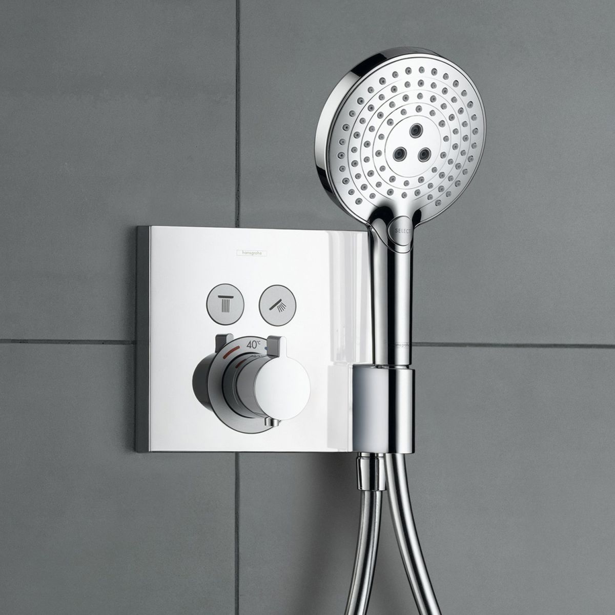 Термостат Hansgrohe ShowerSelect 15763000 для душа - 3