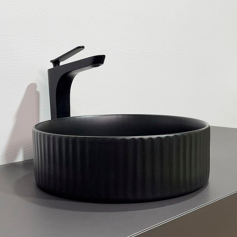 Накладная раковина Comforty 36 черная матовая 00-00012532 - 1