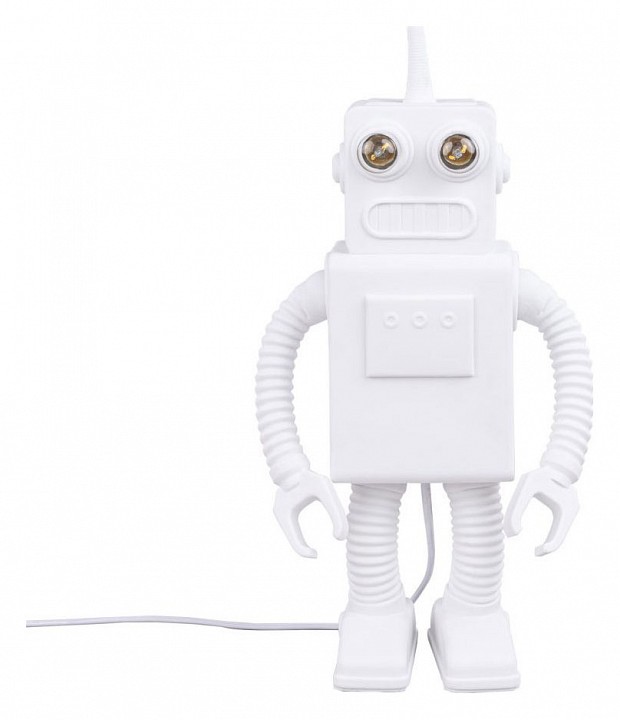 Настольная лампа декоративная Seletti Robot Lamp 14710 - 0