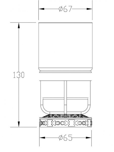 Стакан Zorg Antic AZR 24 SL - 1