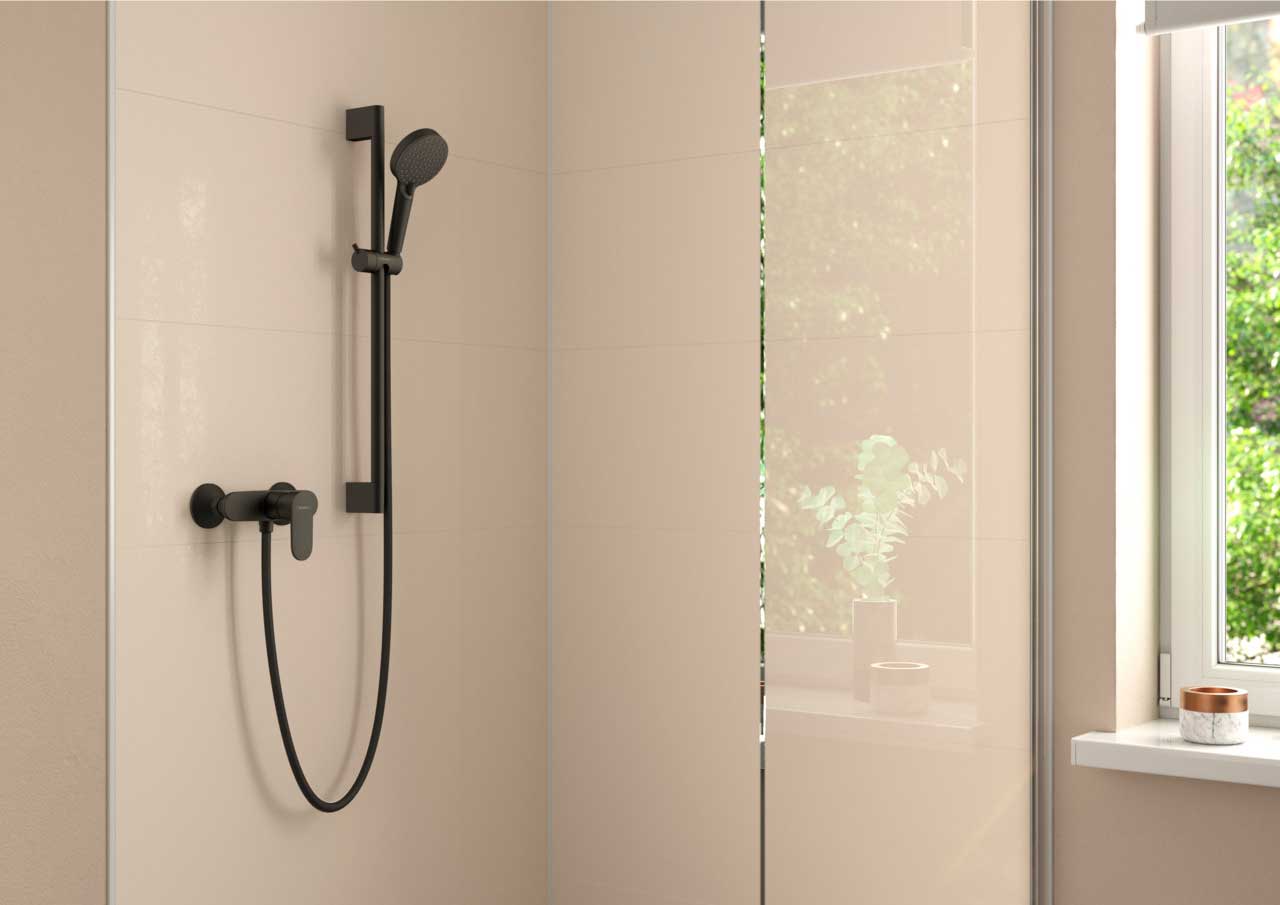 Смеситель Hansgrohe Vernis Blend 71640670 для душа, черный - 1