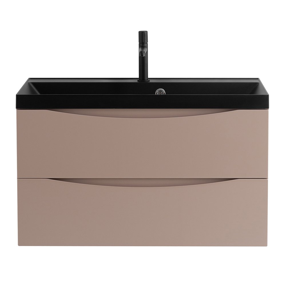 Тумба с раковиной Belbagno Marino 80 бежевый матовый - 1
