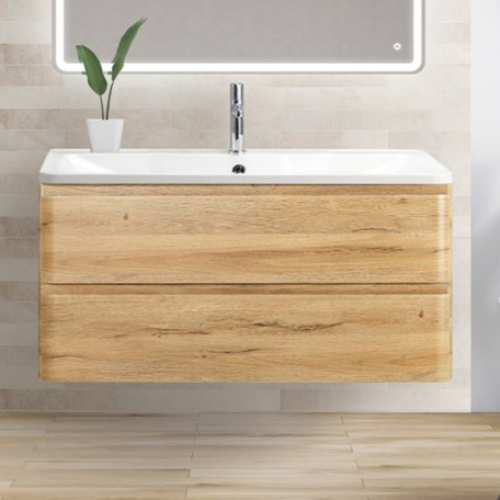 Тумба с раковиной BelBagno Albano 80 подвесная, rovere rustico - 0