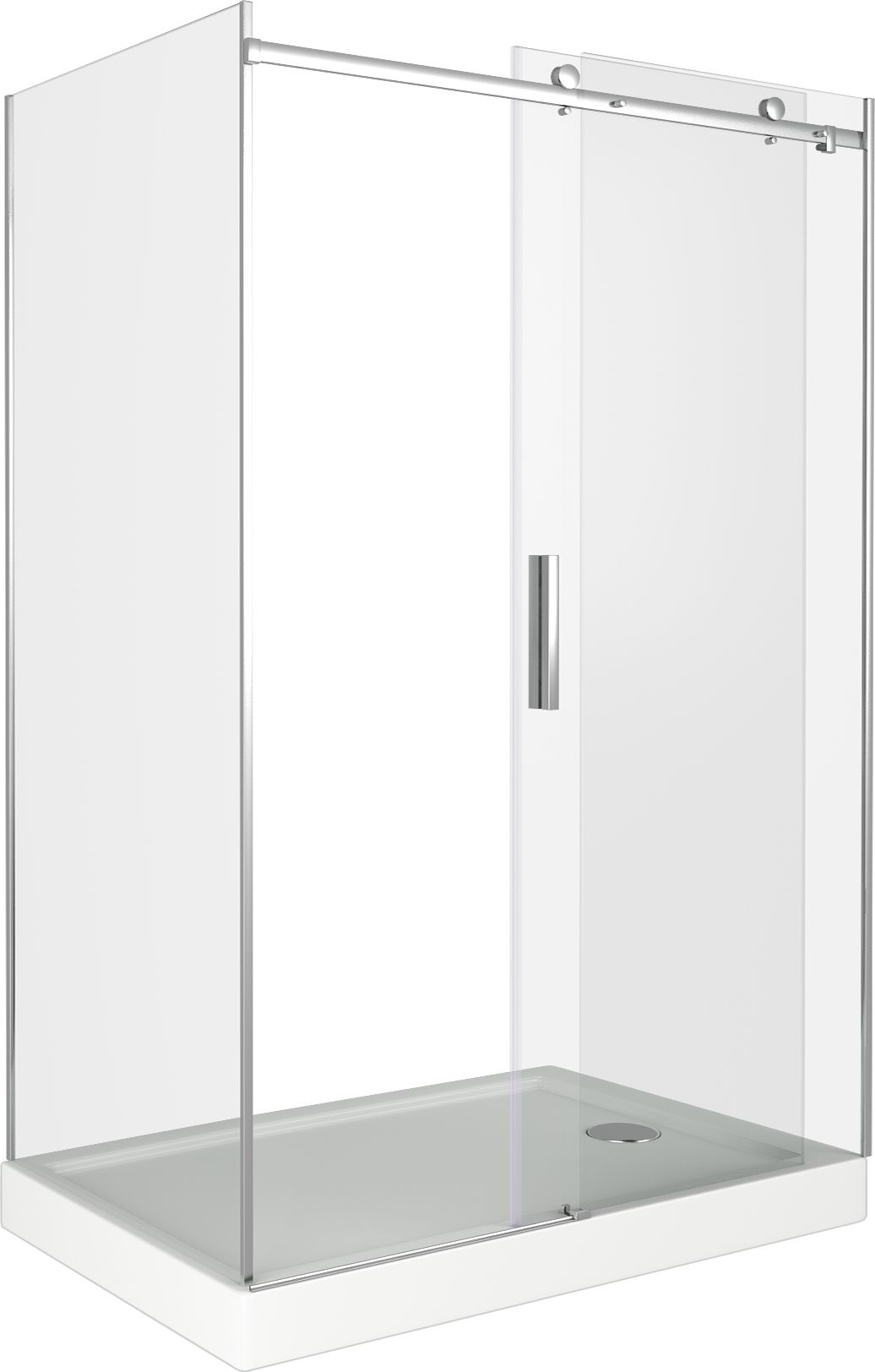 Душевой уголок Good Door Galaxy WTW+SP-C-CH 130x80 - 3