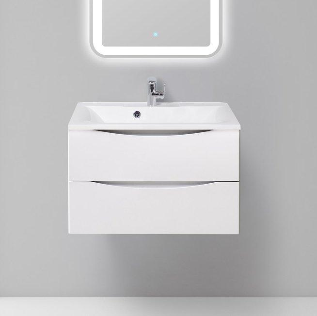 Тумба под раковину Belbagno Marino 75 белый матовый MARINO-750-2C-SO-BO-P - 0