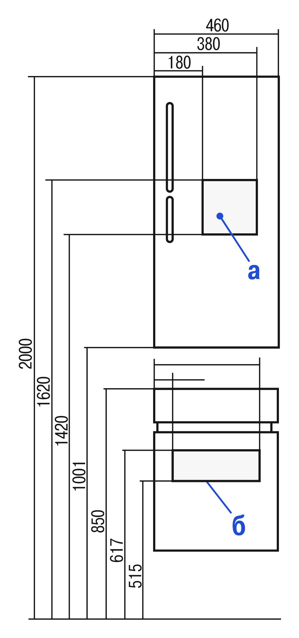 Тумба для комплекта AQUATON Эклипс эбони темный 1A172701EK560 - 6