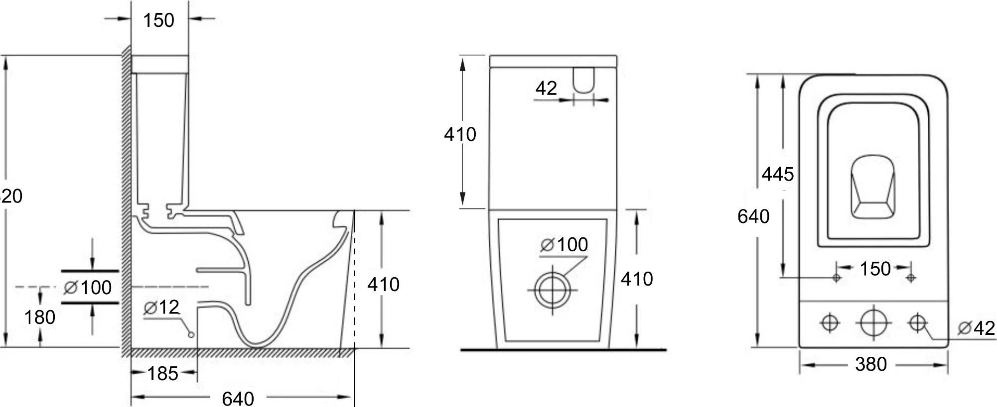 Tavr 2.0 C1 Чаша с сидением (Soft Close-SLIMSEAT) для унитаза напольного с Rimless (243542) - 2