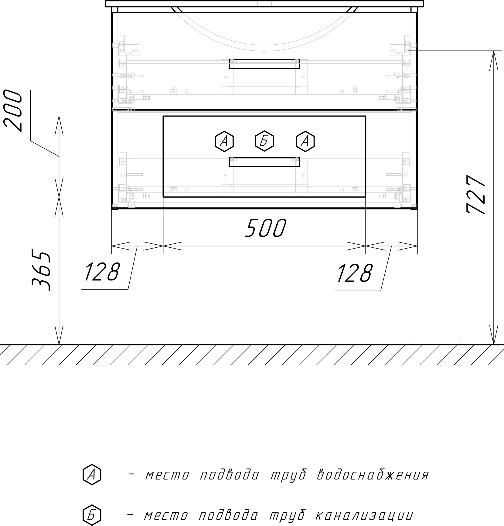 Тумба с раковиной Comforty Парма 80 дуб дымчатый 00004143491 - 4