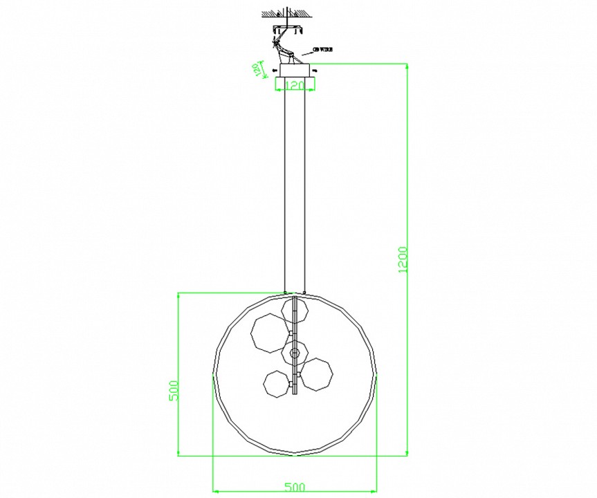 Подвесная люстра Kink Light Иона 09408-5А,19 - 2