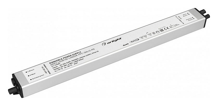 Блок питания Arlight ARPV-LG48100-Linear-PFC-Dali2-PD 48V 100W IP67 2,08A 034882 - 0