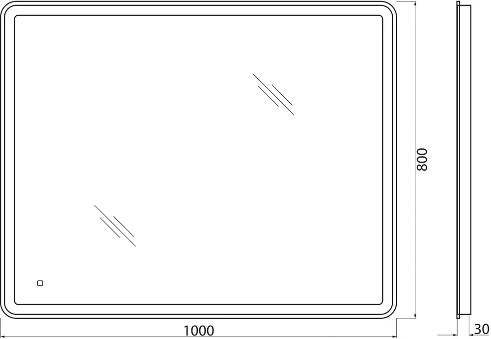 Комплект мебели Belbagno Marino 110 светлое дерево - 11
