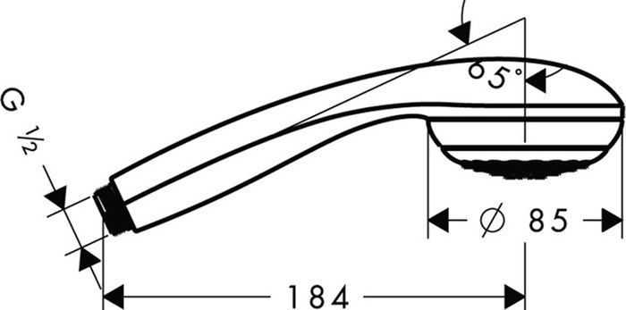 Душевая лейка Hansgrohe Crometta 85 Variojet 28562000 - 4