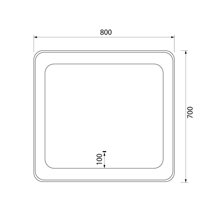 Зеркало с подсветкой ESP8000i98 - 1