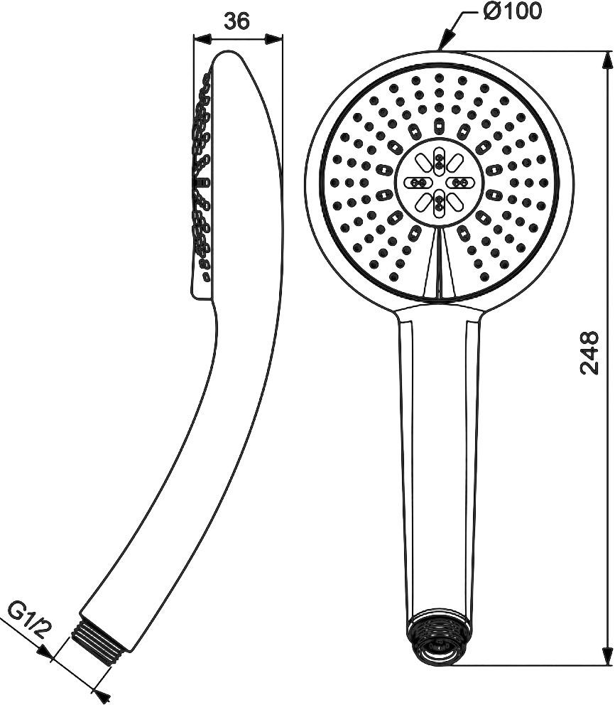 Душевая лейка Vidima Fresh  BA210AA - 1