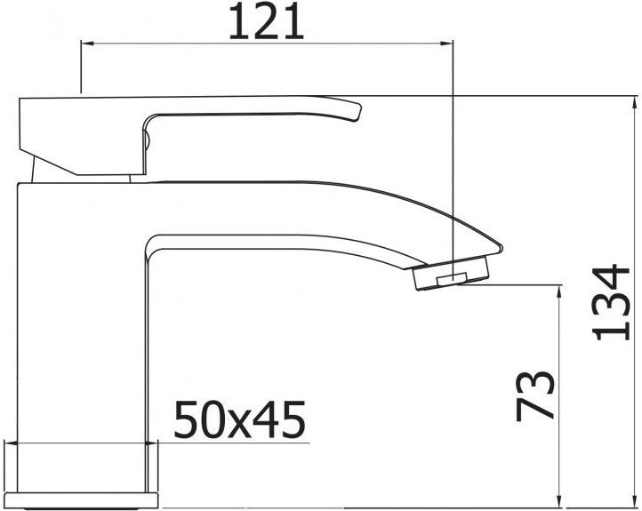 Смеситель Cezares Livello LSM1-01-W0 для раковины LIVELLO-LSM1-01-W0 - 1