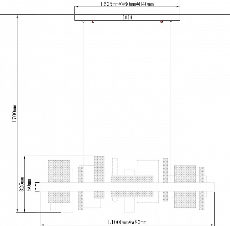 Подвесной светильник Wertmark Lotta WE461.03.023 - 1