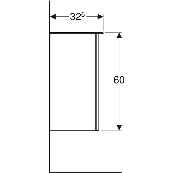 Шкаф Smyle Square низкий пекан Geberit 500.359.JR.1 - 6