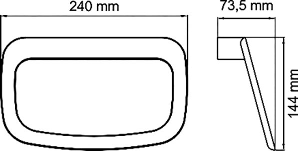 Полотенцедержатель Wasserkraft Elbe K-7260 - 2