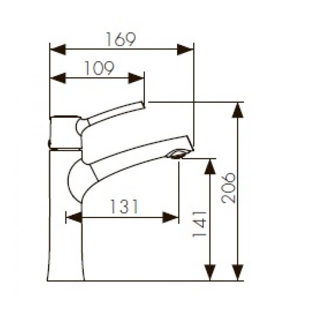 Смеситель для раковины  KAISER Stick  49111 - 1