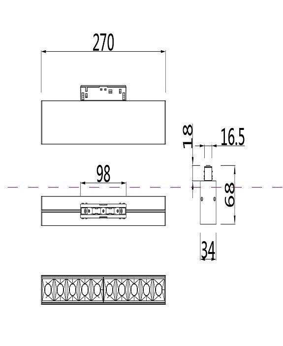 Трековый светодиодный светильник для магнитного шинопровода Maytoni Track Lamps TR014-2-20W3K-B - 2