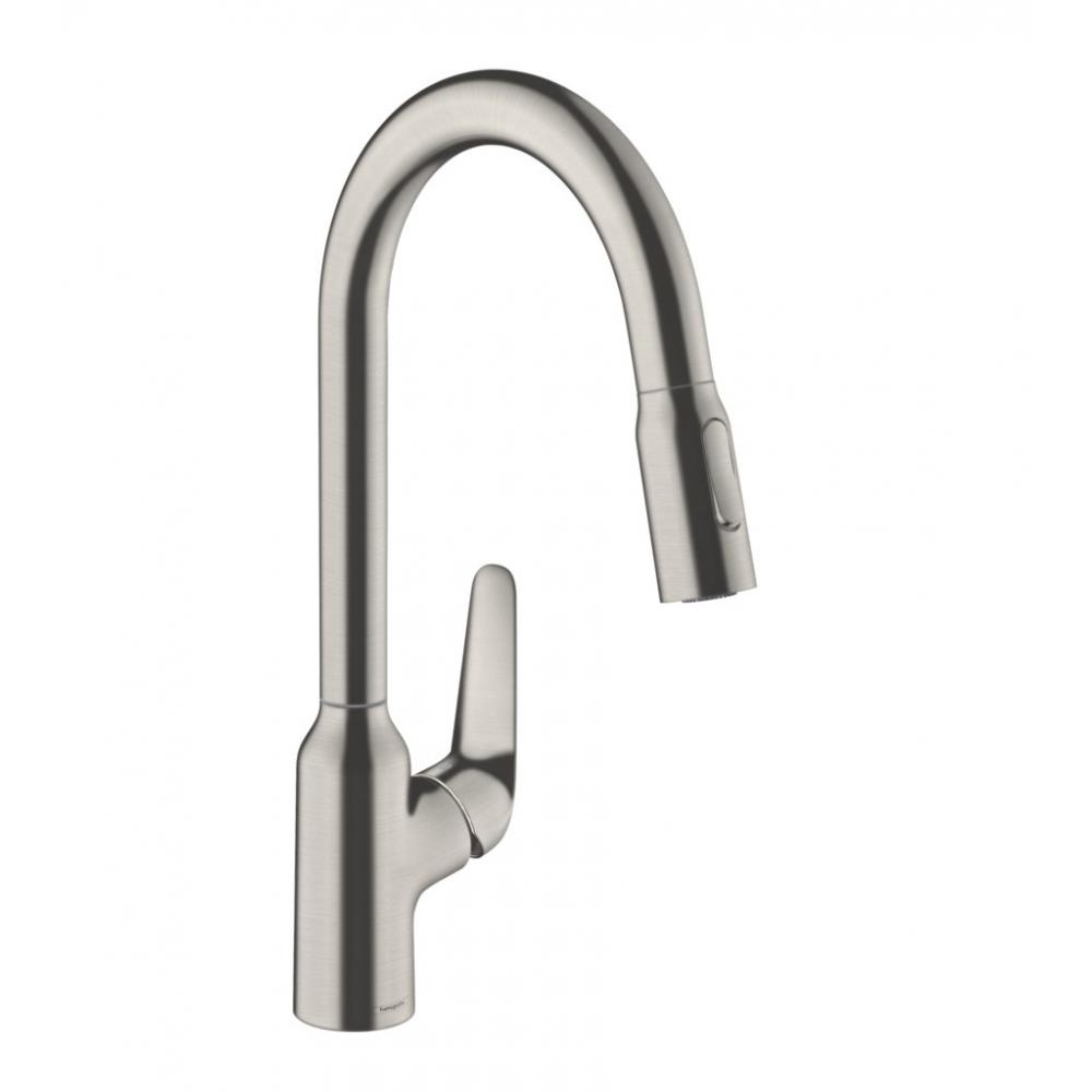 Кухонный смеситель однорычажный, 220, с вытяжным душем, 2jet Hansgrohe 71800800 - 0