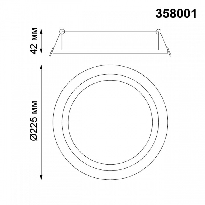 Встраиваемый светодиодный светильник Novotech Spot Stern 358001 - 2