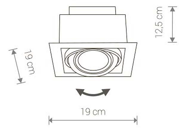 Встраиваемый светильник Nowodvorski Downlight 9575 - 1