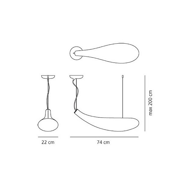 Подвесной светильник Artemide  1629010A - 2