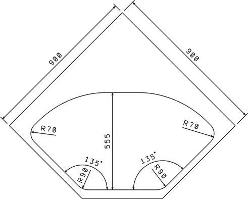 Мойка кухонная Florentina Капри коричневый 20.185.J1060.105 - 2