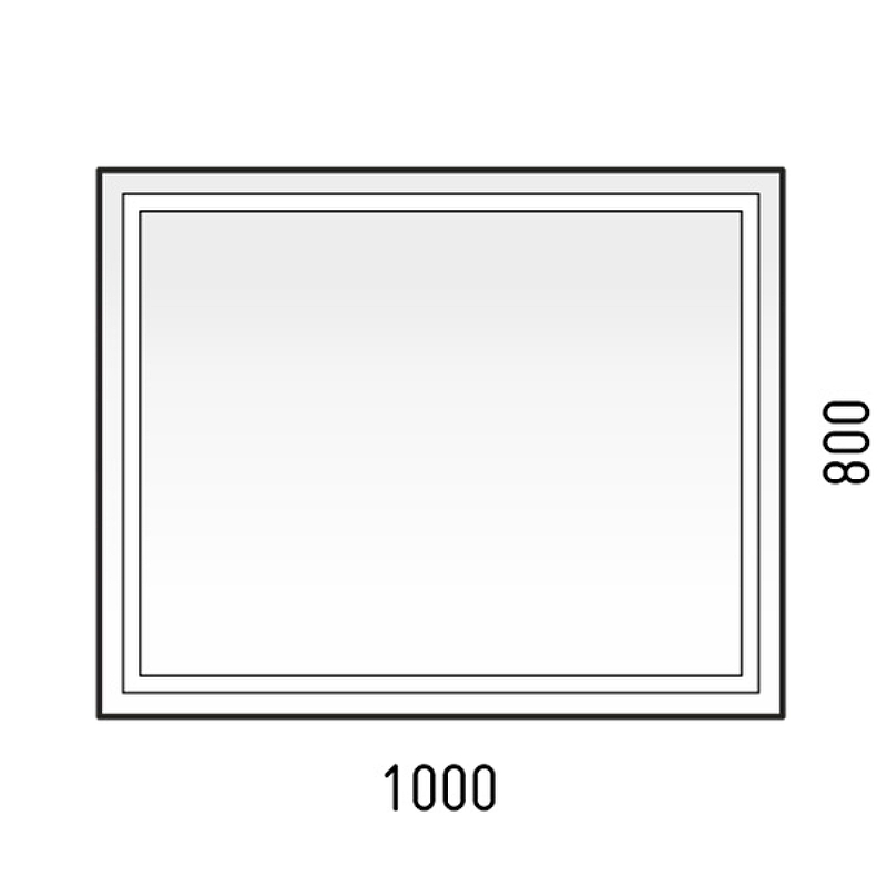 Зеркало Stella Polar Барго 100х80 с подсветкой SD-00000804 - 2