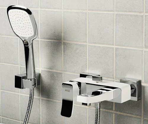 Смеситель Wasserkraft Aller 1061WHITE для ванны с душем - 1
