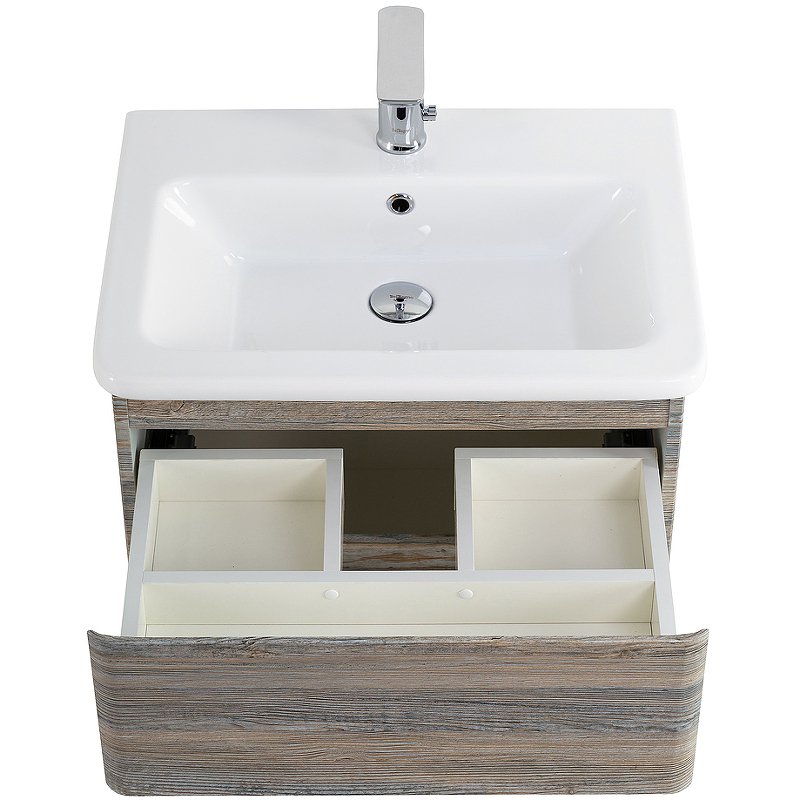 Тумба с раковиной BelBagno Albano 50 светлое дерево - 4