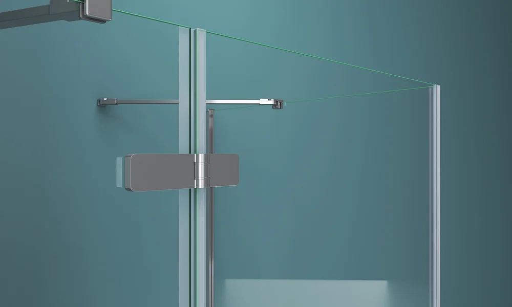 Душевой уголок BelBagno Kraft 80х100 хром  KRAFT-AH-12-80/100-C-Cr-R - 2