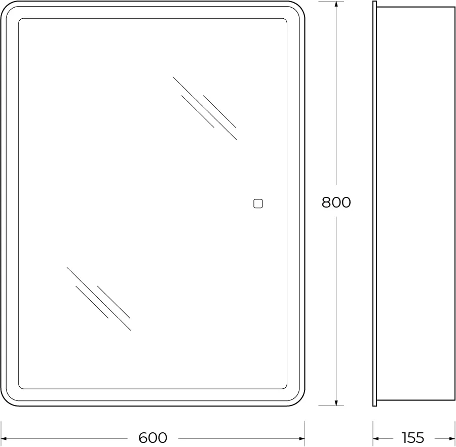 Комплект мебели BelBagno Kraft 39 50 светлое дерево - 13