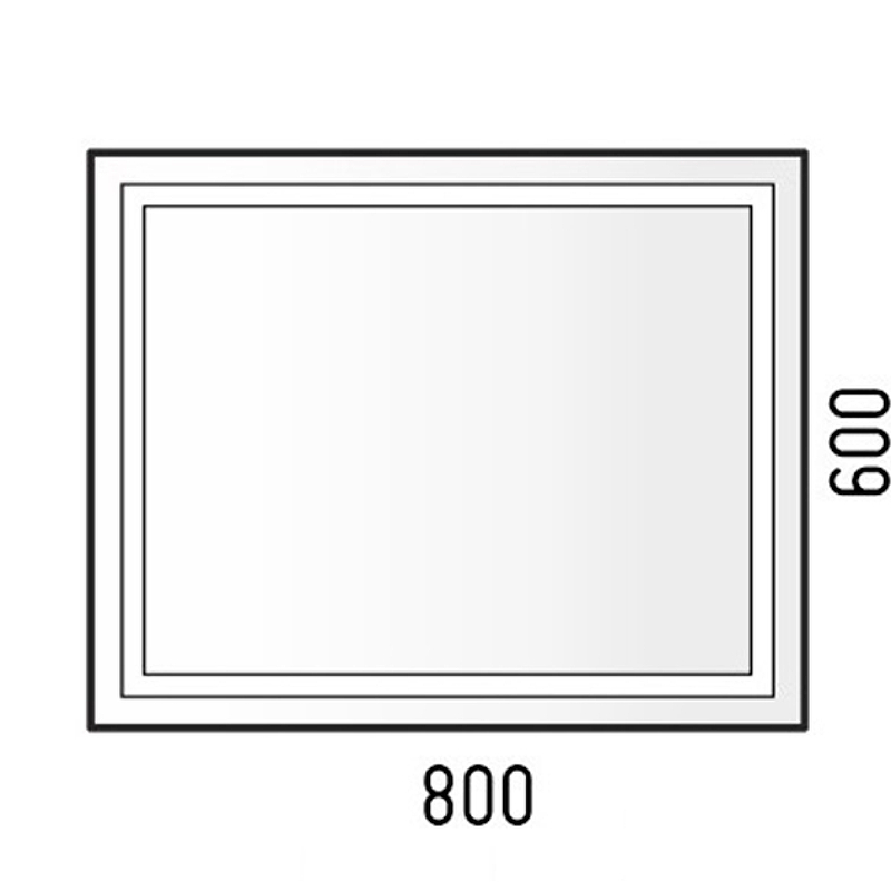 Зеркало Stella Polar Барго 80х60 с подсветкой SD-00001117 - 2