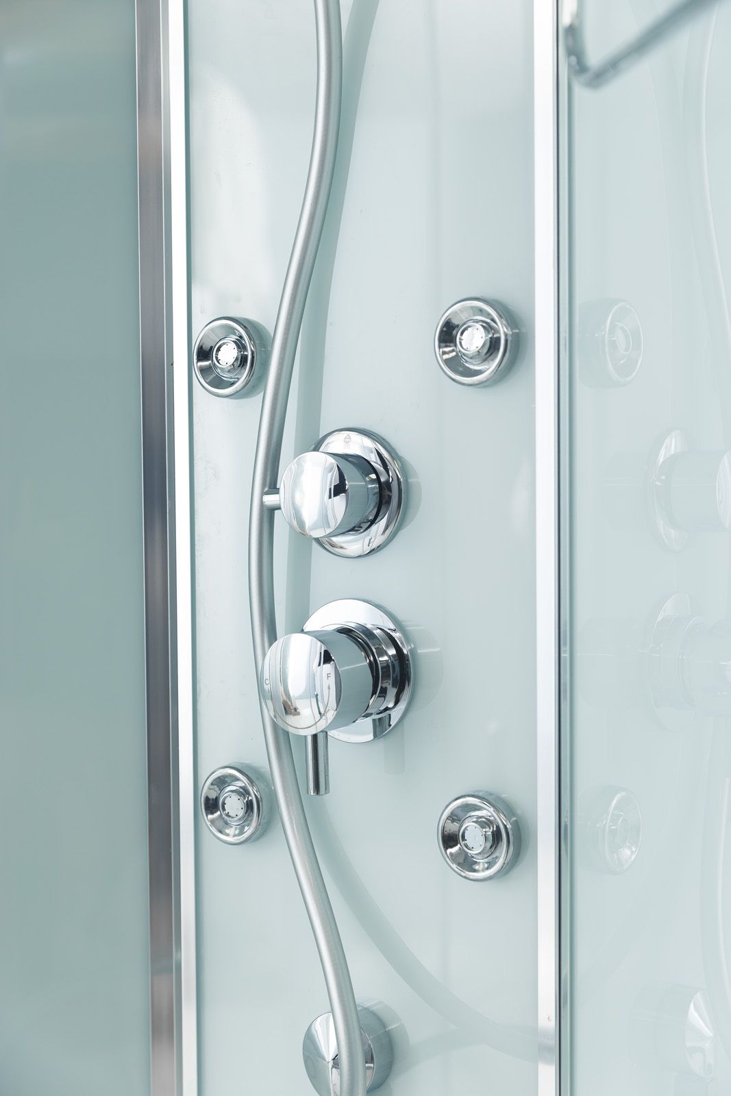 Душевая кабина BelBagno Uno Cab R 2 80 C Cr TOP UNO-CAB-R-2-80-C-Cr-TOP - 8