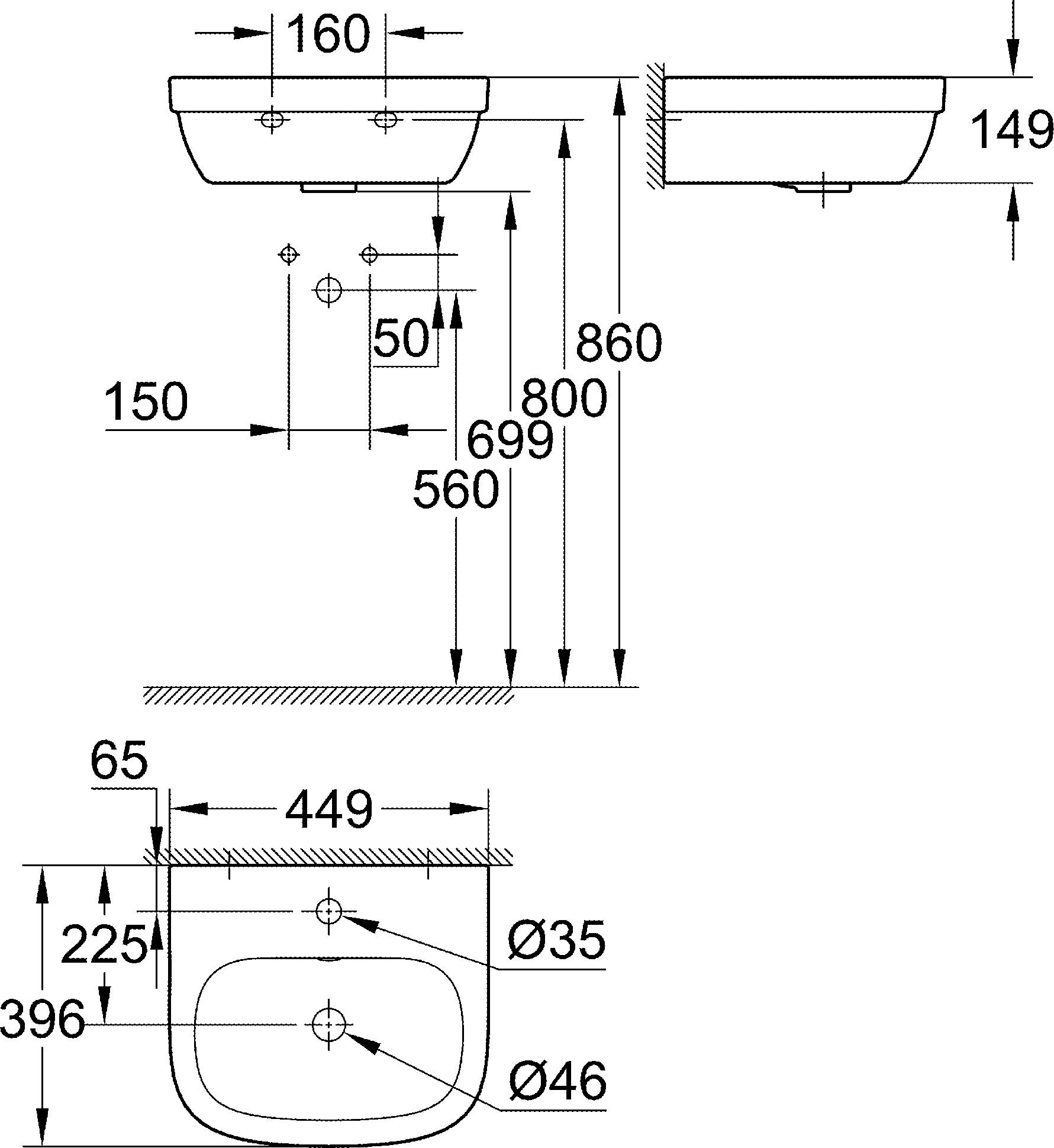 Рукомойник Grohe Euro Ceramic 39324000 - 6