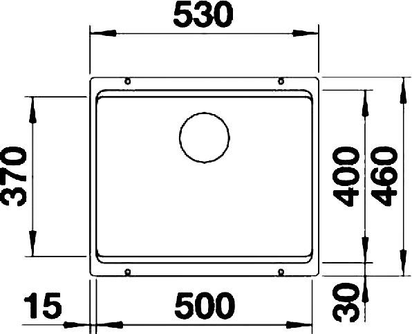 Мойка из гранита Blanco Etagon серый  522227 - 2