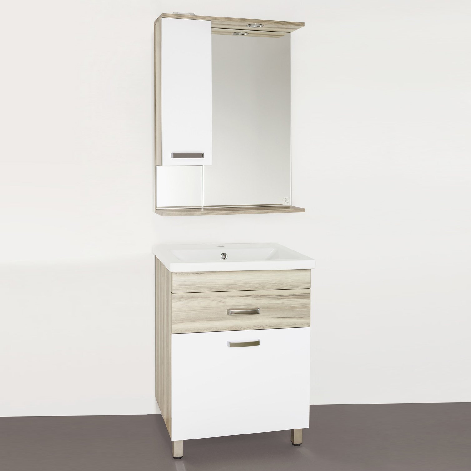 Зеркало-шкаф Style Line Ориноко 60/С белый, ориноко ЛС-00000384 - 1