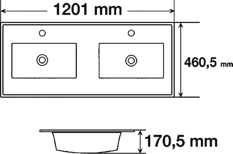 Тумба с раковиной Sanvit Форма 120 белый глянец - 6