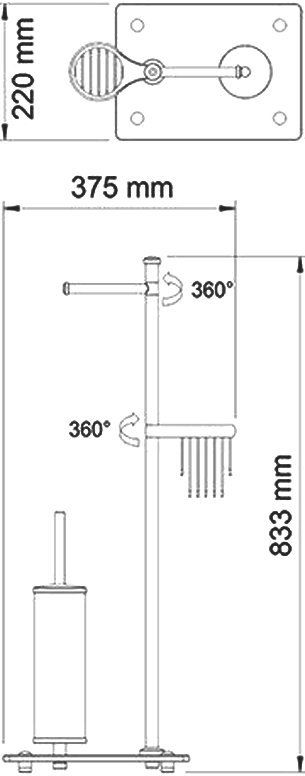 Стойка Wasserkraft K-1234 - 2