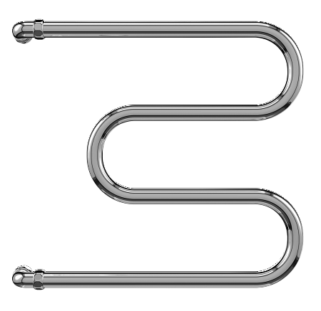 Водяной полотенцесушитель Terminus M-образный 600x600 Хром 4620768888182 - 0