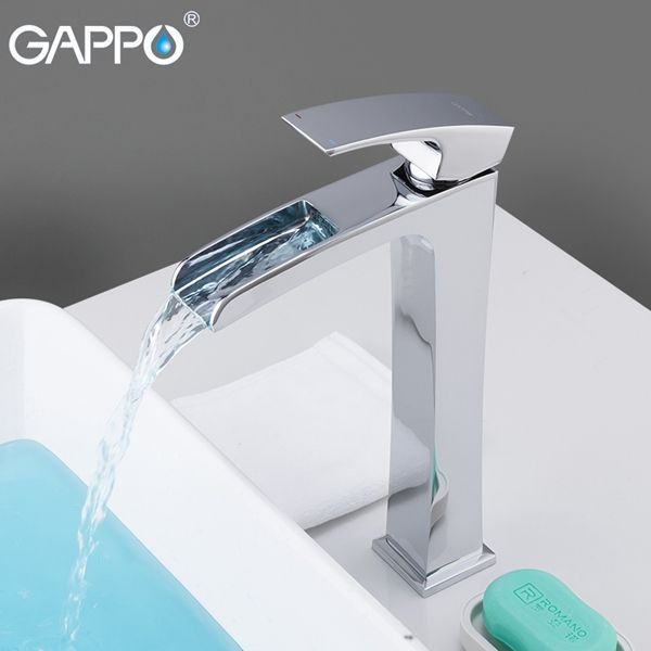 Смеситель для раковины Gappo хром G1007-21 - 0