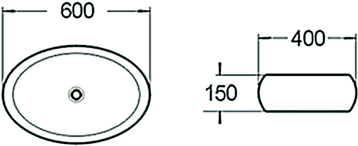 Раковина SantiLine SL-1036 - 1