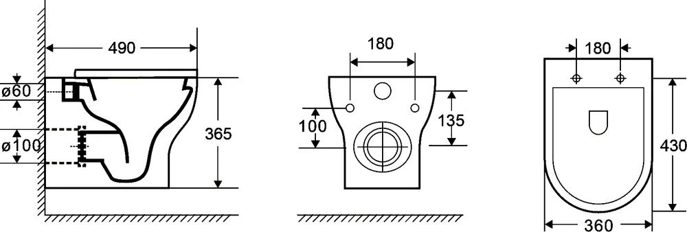 Комплект Weltwasser AMBERG 506 ST + ERLENBACH 004 GL-WT + AMBERG RD-MT CR  10000006861 - 5