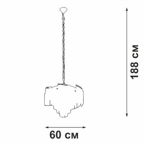 Подвесная люстра Vitaluce V58360 V58360-8/13 - 1