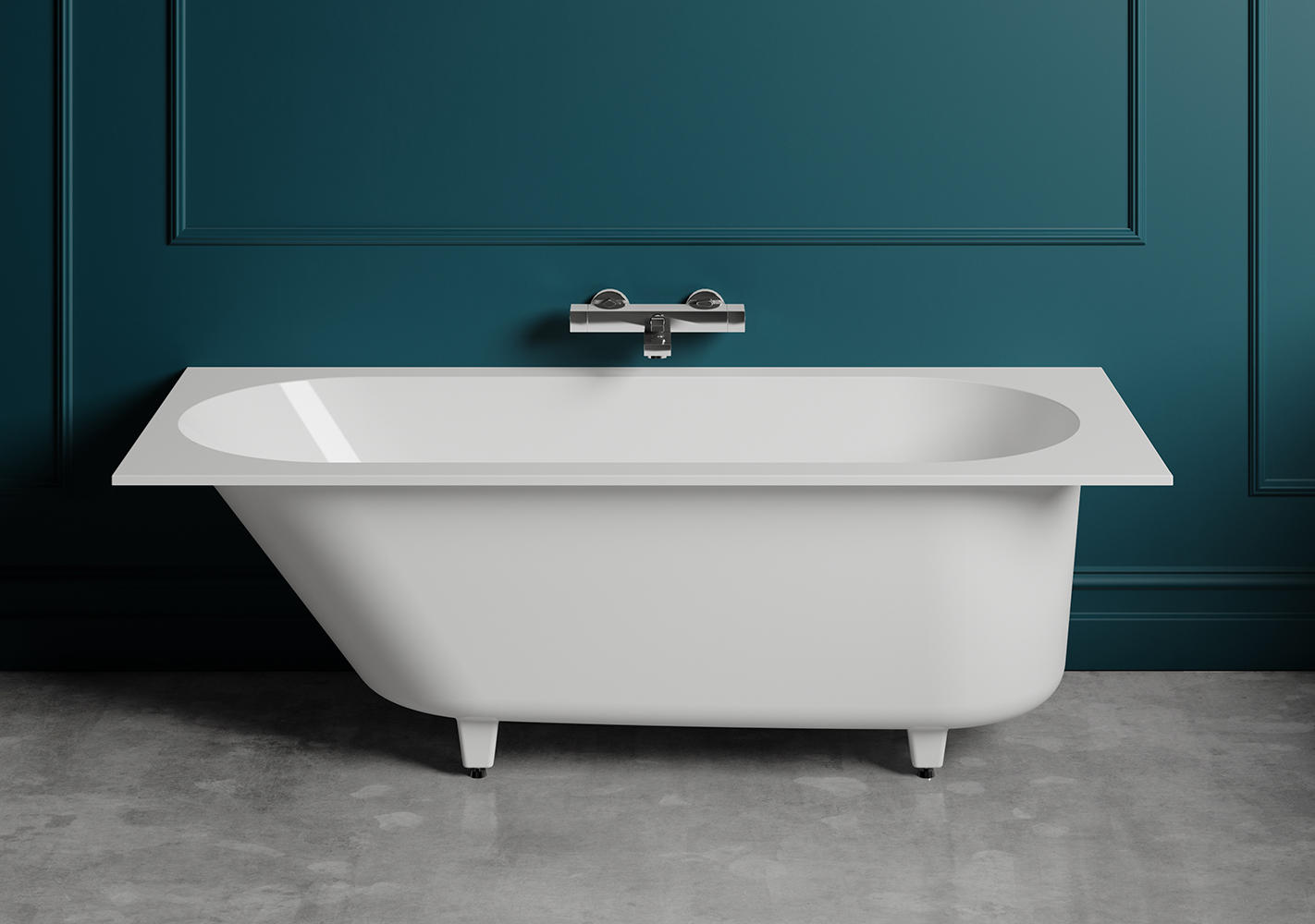 Ванна из искусственного камня Salini Ornella 180x80 102422M S-Stone, матовый - 0